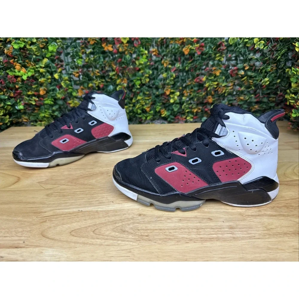 Nike‎ Air Jordan 6 Sneakers Shoes Black Carmine White Bred DM1159-006 Youth 4.5Y